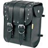 Willie & MAX Luggage #58452-01 - Ranger Sissy Bar Bag - Studded - Black