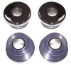 Custom Chrome Heavy-Duty Polyurethane Handlebar Damper Kit Chr Clear Fit For Harley Sportster