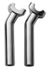 FORGED 6.5 IN P/BACK RISERS BLK