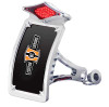 Custom Chrome Chrome LED Side Mount Taillight Frame Fit For Harley 5-speed Softail 1987-1999