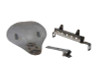 Custom Chrome Lucky Sucker Raw Plain Solo Seat Kit Fit For Harley Softail FX 00-06 FL 00-14