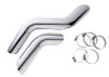 Santee 2 In Boa Heat Shields (Pair). Chrome Fits for Softail models