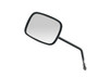 Custom Chrome Black Left Rear-View Mirror Long Stem Fit For Harley