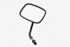 Custom Chrome Black Right Rear-View Mirror Short Stem Fit For Harley