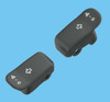 TURN SIGNAL SWITCH CAP EXTENSIONS BLACK