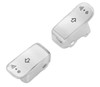 TURN SIGNAL SWITCH CAP EXTENSIONS CHROME