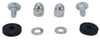 LICENSE PLATE MOUNTING HARDWARE KIT FOR ALL LICENSE PLATES