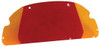 REPLACEMENT TAILLIGHT LENS FOR V-FACTOR TAILLIGHT WITH BUILT-IN TURN SIGNALS FOR CUSTOM USE