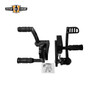 Custom Chrome 3/4" Forward Controls Kits Black For Harley Softail 1986-1999 FL/FX /FXWG 1958-1986