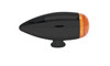 Custom Chrome Black Chrome Turn Signals LED Mini Smooth Bullet Light Marker Amber Lens Fit For Harley