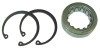 Custom Chrome Primary Roller Bearing Repl #9135 & Retainers 60678-85 For Harley Big Twin 85-06