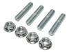 Custom Chrome Exhaust Stud & Nut Kit Fit For Harley Big Twin Sportster Twin Cam Repl.#16715-83