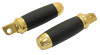 Custom Chrome Panorama Custom Foot Peg Set Chrome Bronze Matte Black Gloss Black Rubber Fit For Harley Male Mount Style
