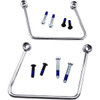 Drag Specialties - Saddlebag Support Kit - Chrome - FL/FX '18-'25
