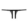 Santee 8" Rise 1-1/4" Straight-Up T-Bar Handlebar Gloss Black Chrome Fit For Harley 82-up 3.5" C to C Hole