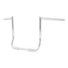Santee 17" Rise Handlebar 1.25"Ape Hanger Bar Fit For Harley Touring FLHT 1982-up Gloss Black Chrome
