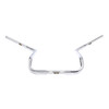 Santee 17" Rise Handlebar 1.25"Ape Hanger Bar Fit For Harley Touring FLHT 1982-up Gloss Black Chrome