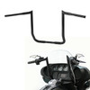 Santee 17" Rise Handlebar 1.25"Ape Hanger Bar Fit For Harley Touring FLHT 1982-up Gloss Black Chrome