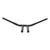 Santee 10" Rise 1-1/4" T-Bar Handlebar Chrome Black Fit For Harley with 3.5" Center to Center Hole