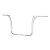 Custom Chrome 1.25" Fat Handlebar 15" Rise Hanger Bar Gloss Black Chrome Fit For Harley Touring FLHF/FLHT 82-13