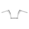 Custom Chrome 1.25" Fat Handlebar 11" Rise Hanger Bar Chrome Gloss Black Fit For Harley Electra Glide FLHT