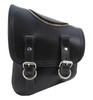 BLACK ZIPPER BAG PLAIN SOFTAIL/ RIGID FRAME