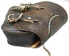 RUSTIC BROWN ZIPPER BAG PLAIN SOFTAIL/ RIGID FRAME