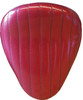 13IN. RED METAL FLAKE TUCK & ROLL SOLO SEAT.