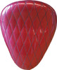 13IN. RED METAL FLAKE DIAMOND TUCK SOLO SEAT.
