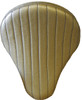 16IN. GOLD METAL FLAKE TUCK & ROLL SOLO SEAT.
