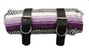 PURPLE MEXICAN SERAPE ROLL-UP BLANKET