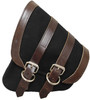 BLK.CANVAS LT.SADDLEBAG SOFTAL 86-UP