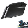 PRIMER BLACK CVO STRETCHED SADDLEBAGS W/ SPEAKER LIDS 14UP