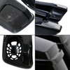 PRIMER BLACK CVO STRETCHED SADDLEBAGS W/ SPEAKER LIDS 14UP