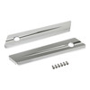 Custom Chrome Saddlebags Hinge Latch Covers Gloss Black Chrome Fit For Harley Touring Road King Glide 14-up