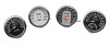 Custom Chrome KM/H 36-40 White Face Speedometer Gauge 1:1 Ratio For Harley Davidson Fat Bob FL