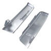 HR3 Candy Red / Silver Honeycomb Fade Saddlebag Filler Strips For Harley Touring Models 14-24