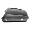 HR3 Industrial Gray 5.5" Razor Style Touring Trunk Luggage For 14-24 Harley Touring