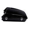 HR3 Dark Slate Candy / Arctic Black 5.5" Razor Style Touring Trunk Luggage For 14-24 Touring