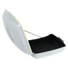 HR3 Apple Green / White Gray 10.7" Chopped Style Touring Trunk Luggage For 14-24 Harley Touring