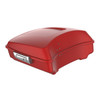HR3 Wicked Red Denim 10.7" Chopped Style Touring Trunk Luggage For 14-24 Harley Touring