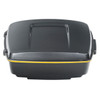 HR3 Gold / Black Geometric Shape Fade 13.7" King Size Touring Trunk Luggage For 14-24 Harley Touring