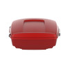 HR3 Wicked Red Denim 13.7" King Size Touring Trunk Luggage For 14-24 Harley Touring
