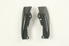 GUNSHIP GRAY MID-FRAME AIR DEFLECTORS TOURING 09-UP/ 1PR