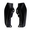 HR3 Black Denim Mid Frame Air Heat Deflectors For Harley Touring and Trike Models 09-24