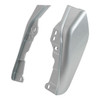 HR3 Midnight Blue / Barracuda Silver Mid Frame Air Heat Deflectors For Harley Touring and Trike Models 09-24