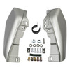HR3 Silver Fortune / Black Tempest Mid Frame Air Heat Deflectors For Harley Touring and Trike Models 09-24