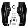 HR3 Dark Slate Candy / Arctic Black Mid-Frame Air Deflectors For Harley Touring and Trike Models 09-24