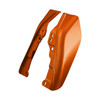 HR3 Scorched Orange / Black Denim Mid-Frame Air Deflectors For Harley Touring and Trike Models 09-24