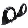 HR3 Vivid Black Lower Fairing Speaker Pods For Harley Touring Models 2014-2024